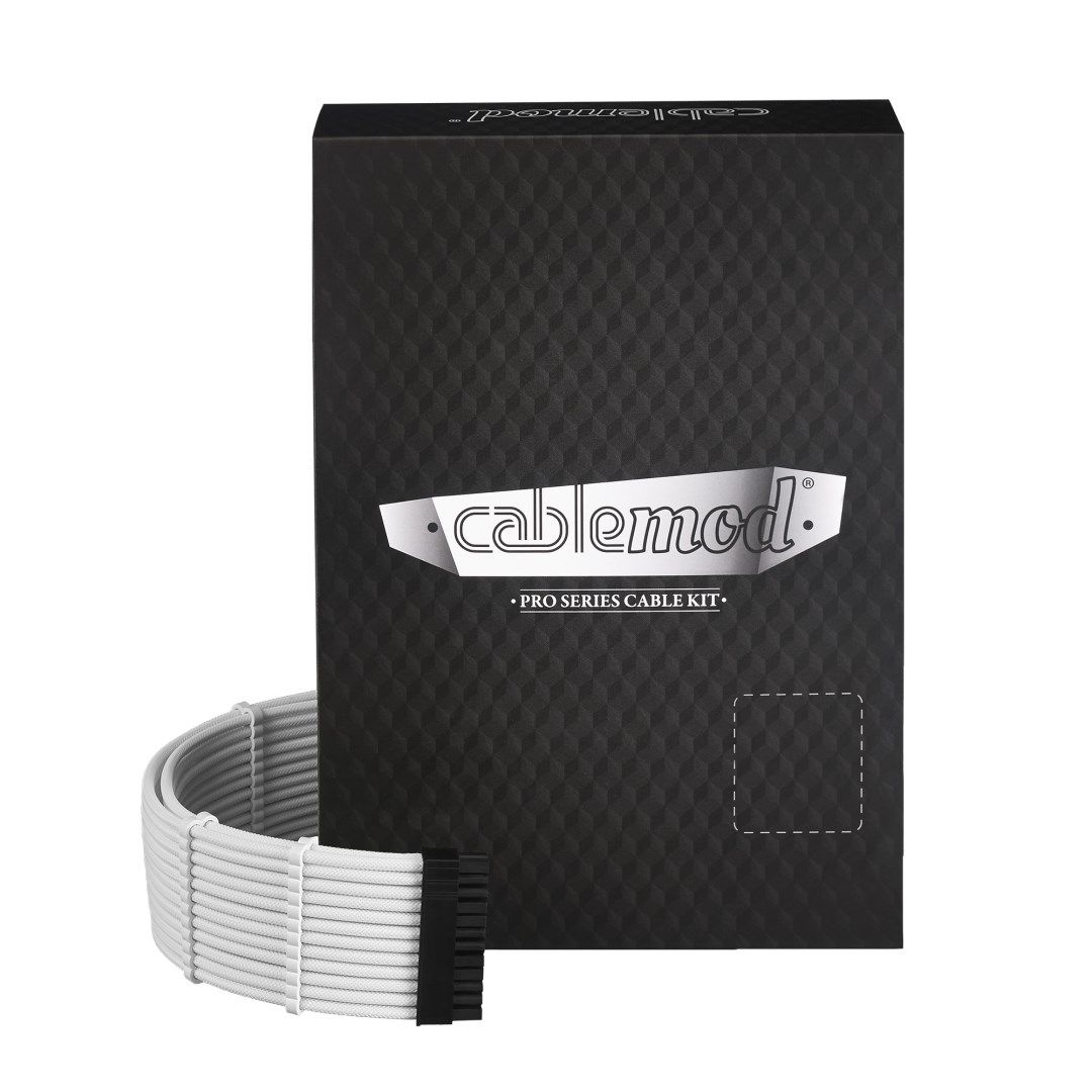CableMod C-Series PRO ModMesh Cable Kit for RMi/RMx/RM (Black Label) - white