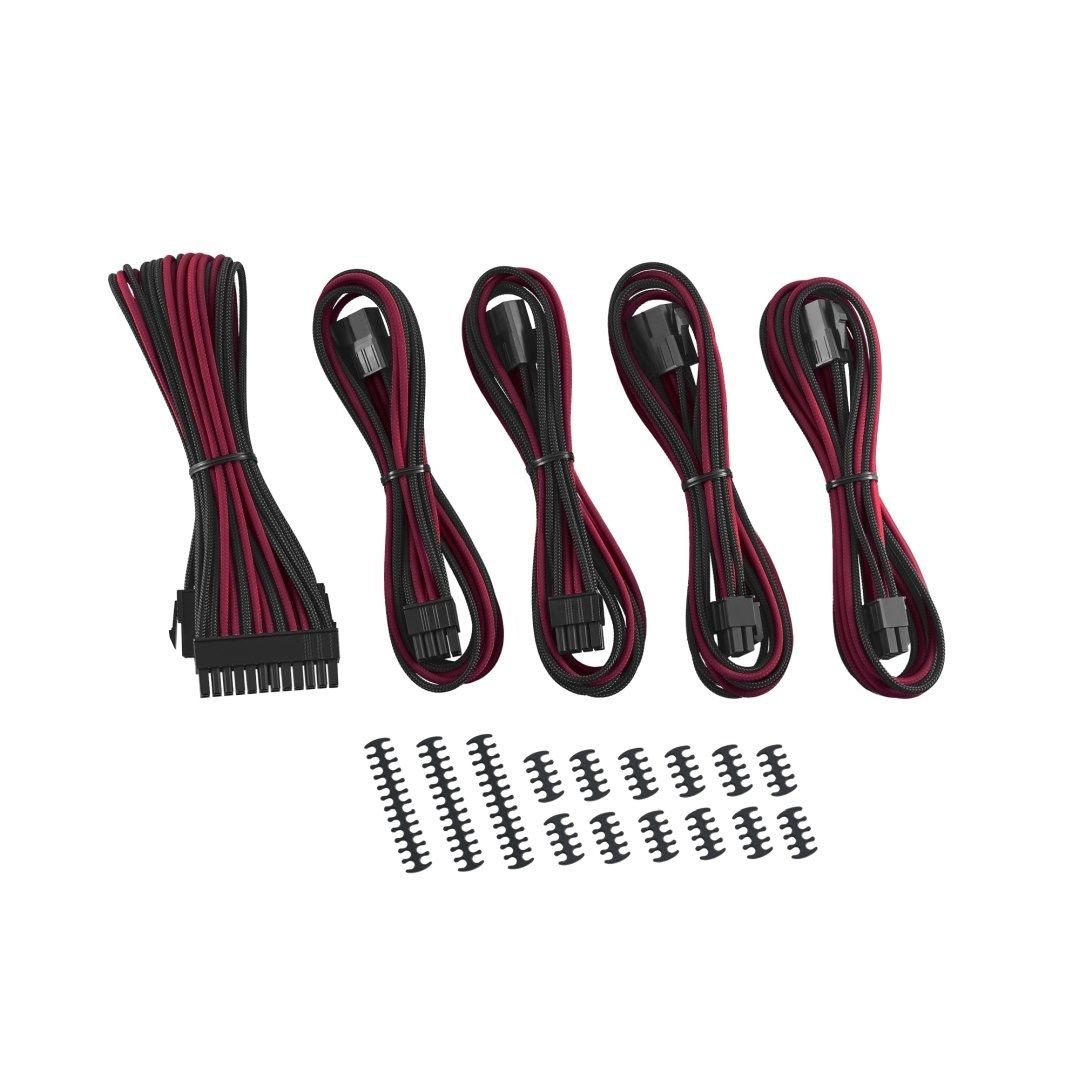 CableMod Classic ModMesh Cable Extension Kit - 8+8 Series - black/red