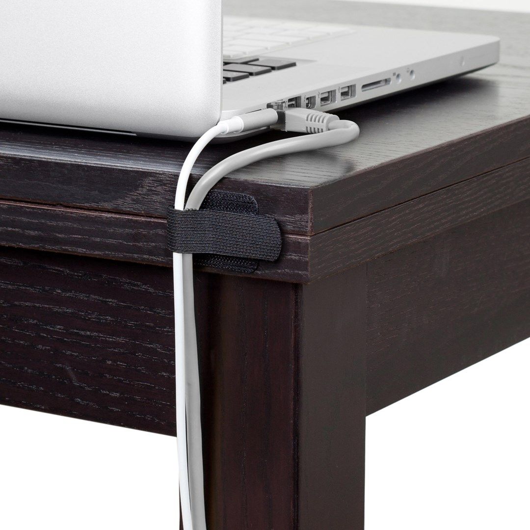 LABEL THE CABLE PRO Wall Velcro Cable Holder Set of 50 - white