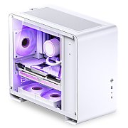 Jonsbo U4 Mini Micro-ATX Case  Tempered Glass - white
