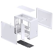 Jonsbo U4 Mini Micro-ATX Case  Tempered Glass - white