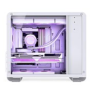 Jonsbo U4 Mini Micro-ATX Case  Tempered Glass - white