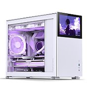 Jonsbo D31 Screen Micro-ATX Case  Tempered Glass - white