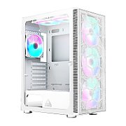 Montech X3 Mesh Midi-Tower  RGB  Tempered Glass - weiß