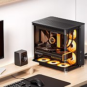 Jonsbo TK-2 2.0 Midi-Tower  Tempered Glass - black