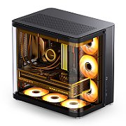 Jonsbo TK-2 2.0 Midi-Tower  Tempered Glass - black