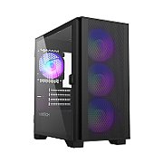 Montech AIR 100 ARGB  Micro-ATX  Tempered Glass - black