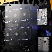 Raijintek NYX PRO Showcase Big-Tower  Tempered Glass - red