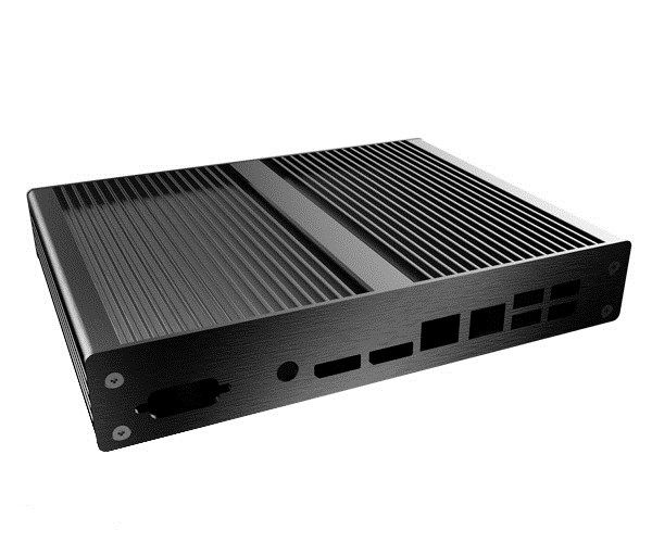 Akasa Laplace ST V2 Mini-STX Case  OEM - black