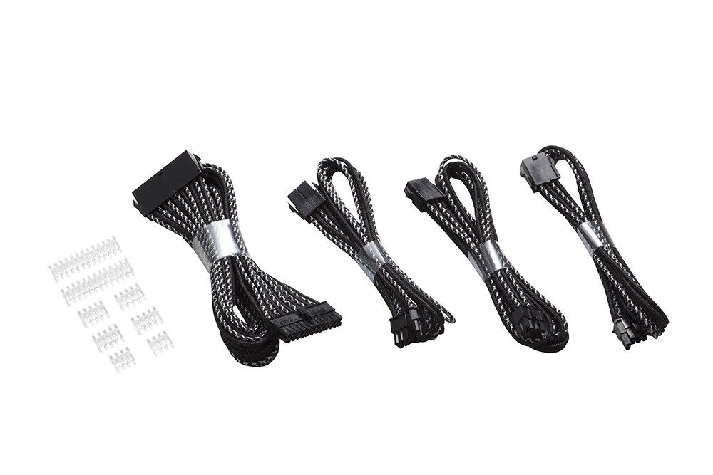 PHANTEKS Extension Cable Set  500mm  X-Pattern - black/silver