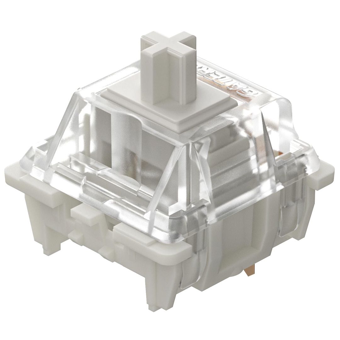 Ducky Gateron G Pro White Switches  mechanical  3-pin  linear  MX-Stem  38g - 110 pieces