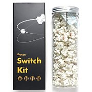 Ducky Gateron G Pro White Switches  mechanical  3-pin  linear  MX-Stem  38g - 110 pieces