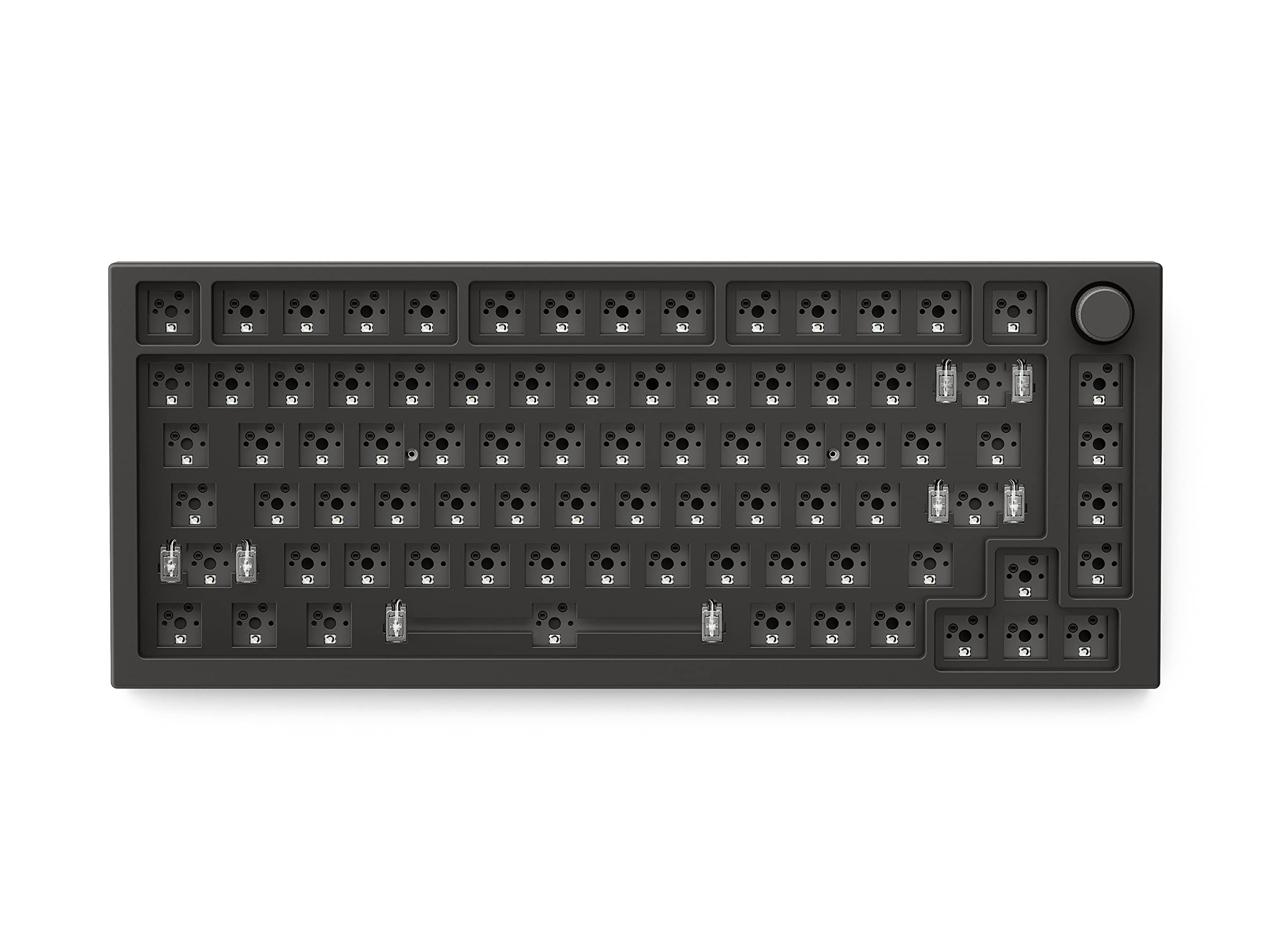 Glorious GMMK Pro Black Slate 75% TKL Keyboard - Barebone  ANSI Layout  Black