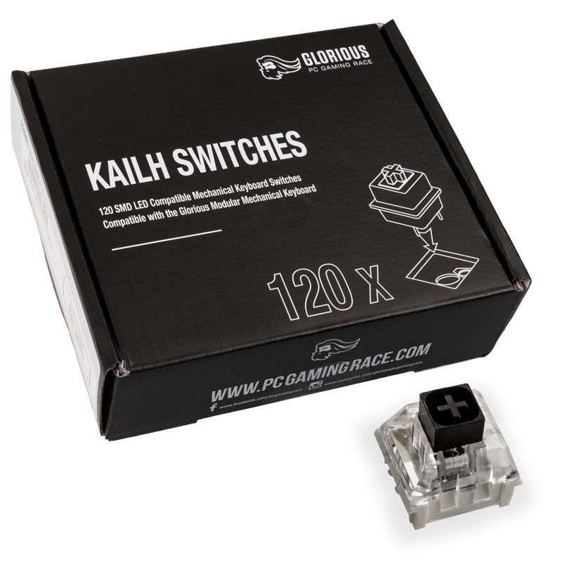 Glorious Kailh Box White Switches (120 pieces)