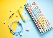 Ducky Premicord Cotton Candy Coiled Cable  USB Type-C to Type-A - 1.8m
