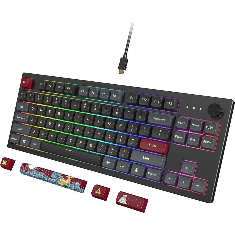 Montech MKey TKL Darkness Gaming Keyboard - GateronG Pro 2.0 Red (US)
