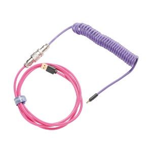 Ducky Premicord Joker Coiled Cable  USB Type-C to Type-A  1.8m