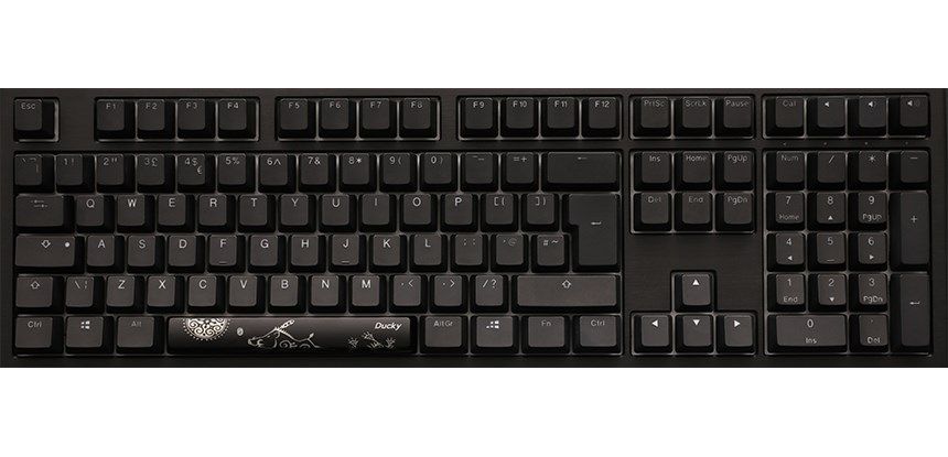 Ducky Shine 7 PBT Gaming Keyboard - MX-Black (US)  RGB LED  blackout