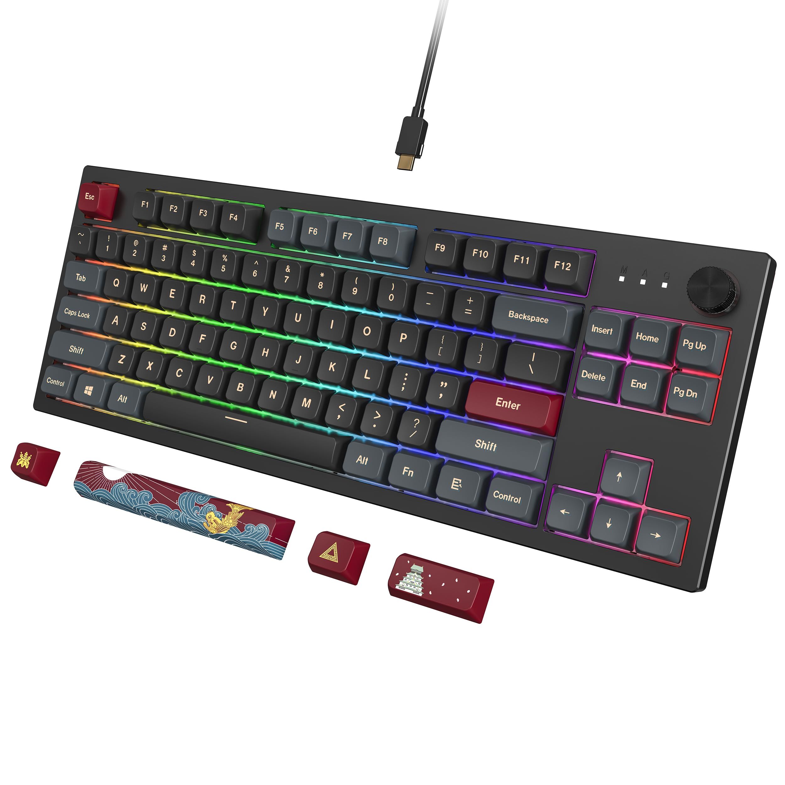 Montech MKey Darkness Gaming Keyboard - GateronG Pro 2.0 Red (US)