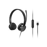 Lenovo USB-A Wired Stereo On-Ear Heads