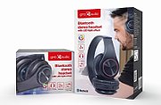 Gembird BHP-LED-01 headphones/headset Wired & Wireless Head-band Music/Everyday Micro-USB Bluetooth Black