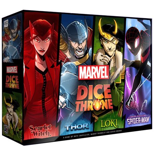 Dice Throne Marvel: Box 1 (Scarlet Witch  Thor  Loki  Spider-Man)