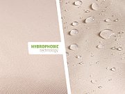 UV shader garden sail GreenBlue  polyester  3.6m triangle  cream  water-repellent surface  GB500