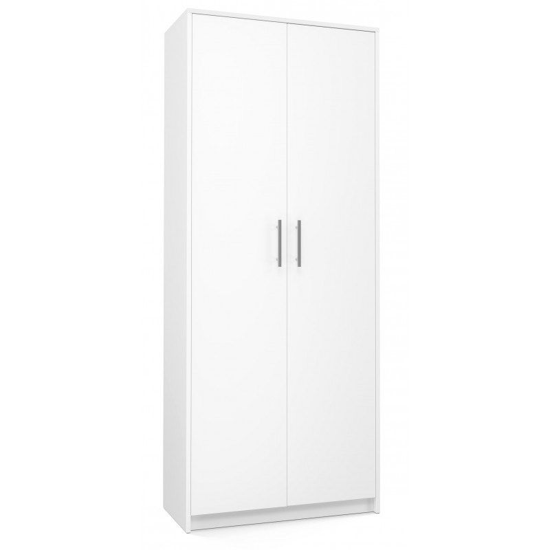 Filing cabinet OLIV 2D 74x35x180 cm  white
