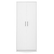 Filing cabinet OLIV 2D 74x35x180 cm  white