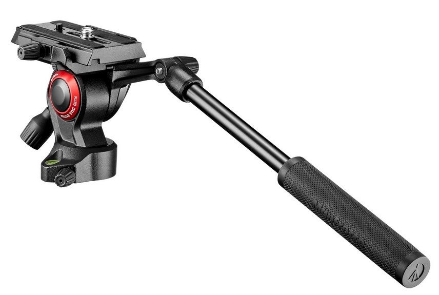 Manfrotto MVH400AH tripod head Black Aluminium 1/4  Fluid