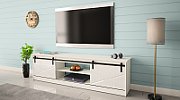 RTV GRANERO cabinet 200x56.7x35 white/gloss white