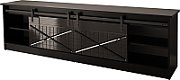 RTV GRANERO 200x56.7x35 black/black gloss cabinet