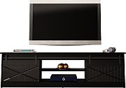 RTV GRANERO 200x56.7x35 black/black gloss cabinet