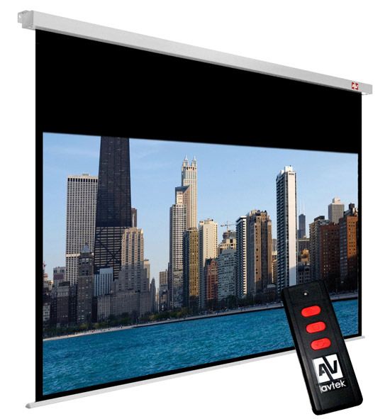 Avtek Cinema Electric 240 MG projection screen 16:9 104