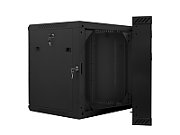 Lanberg WF02-6612-10B rack cabinet 12U Wall mounted rack Black