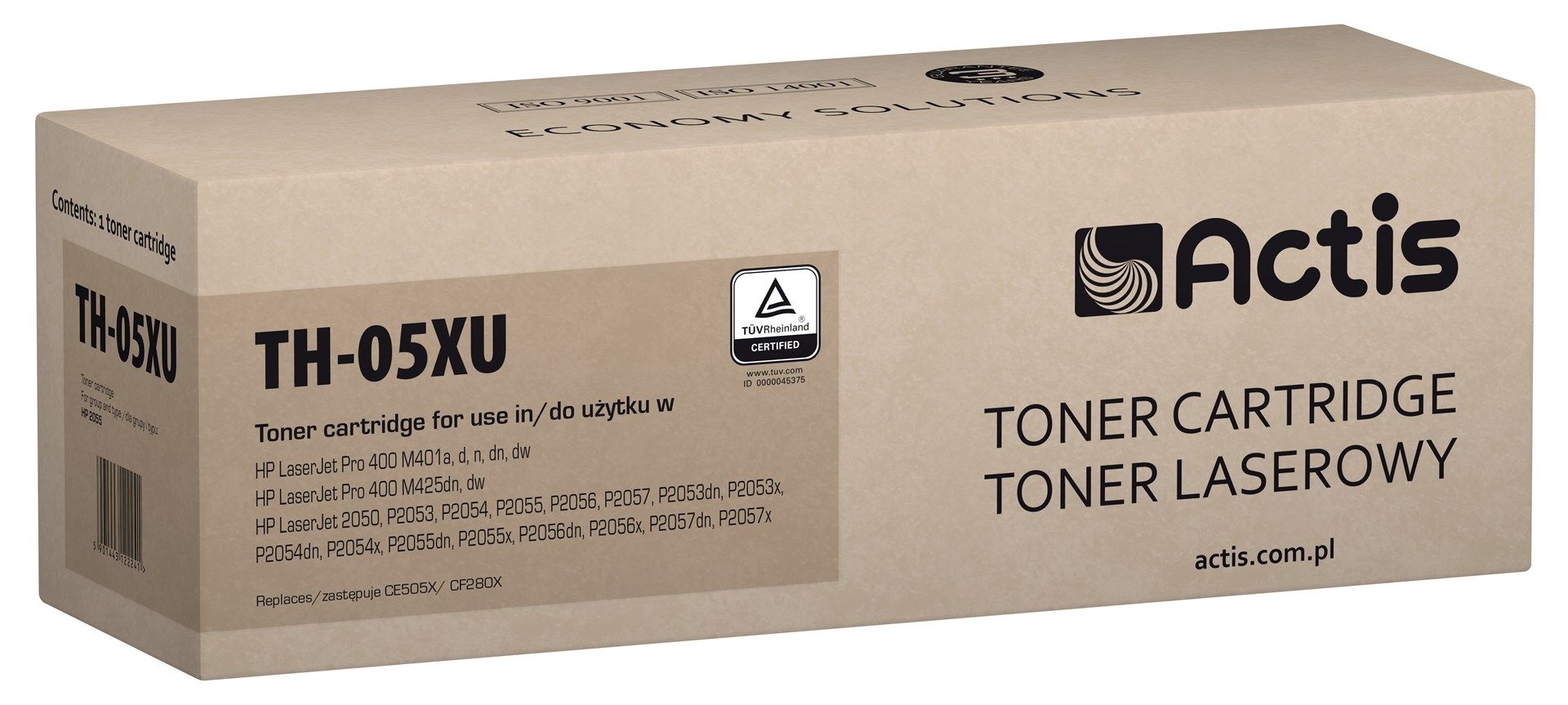 Cartus toner Actis TH-05XU ,Negru ,7200 pagini (compatibil cu HP TH-05XU)
