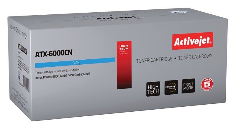 Cartus toner Activejet ATX-6000CN ,Albastru ,1000 pagini (compatibil cu Xerox ATX-6000CN) 