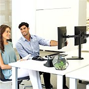 Fellowes Ergonomics freestanding arm for 2 monitors - horizontal Seasa - former Professional Series™.