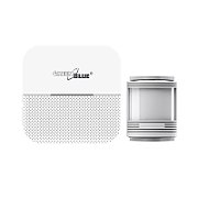 GreenBlue wireless entry signal  motion sensor  52 melodies  white  230V AC  max 8 sensors  GB212