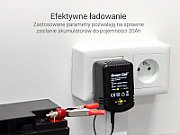 Green Cell ACAGM05 vehicle battery charger 2/6/12 V Black