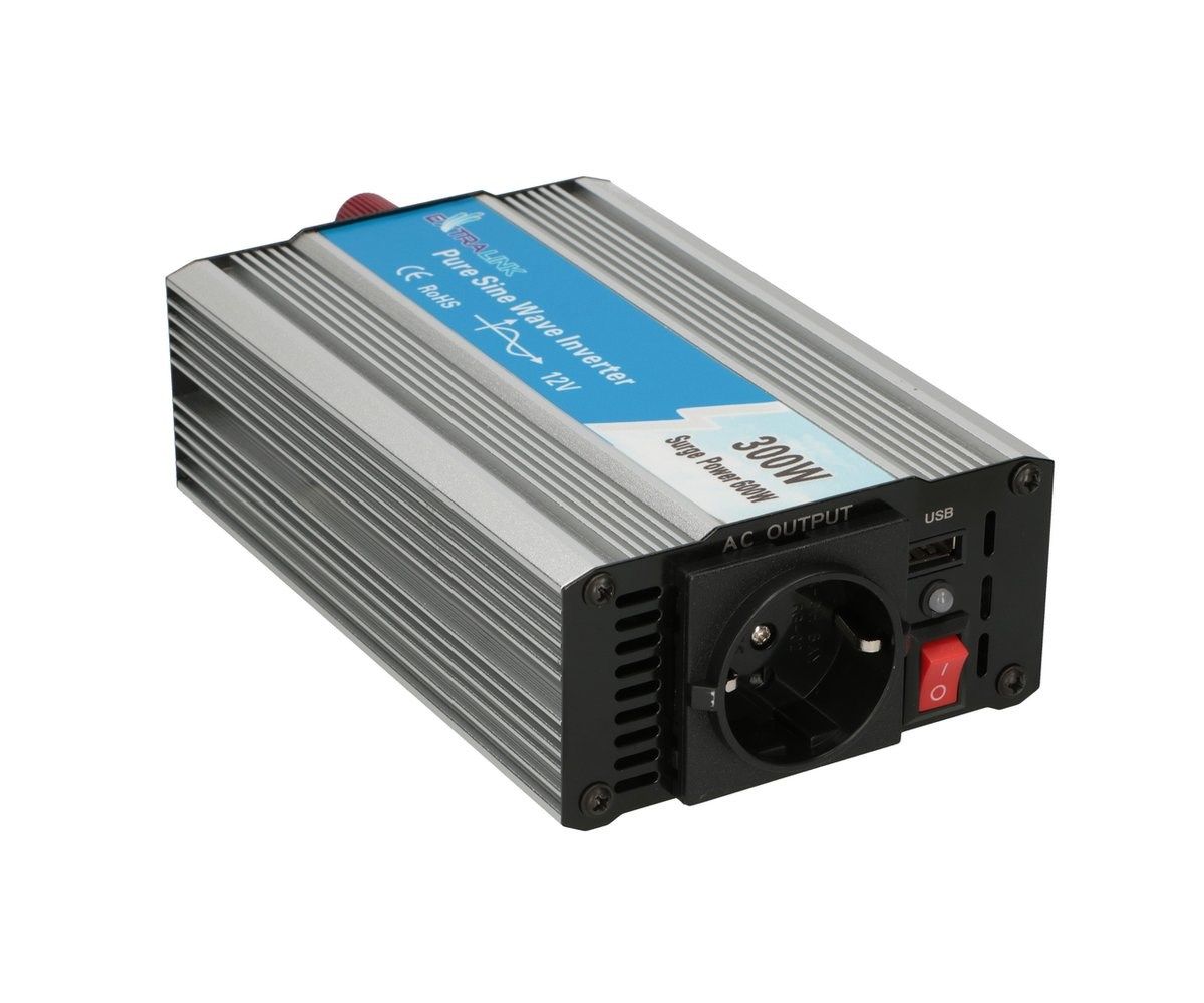 Extralink OPIP-300W | Voltage converter | car 12V  300W pure sine