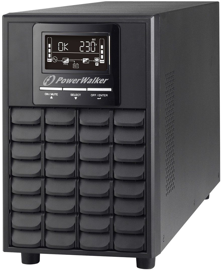 PowerWalker VFI 1000 CG PF1 Double-conversion (Online) 1 kVA 1000 W 4 AC outlet(s)