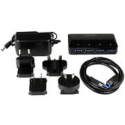 4-PORT USB 3 HUB + 2.4A DCP/.