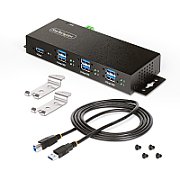 7PT MANAGED INDUSTRIAL USB HUB/.