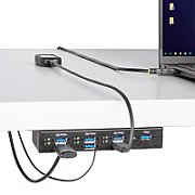 7PT MANAGED INDUSTRIAL USB HUB/.