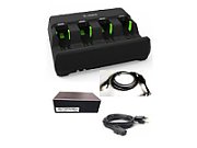 3600 BATTERY CHARGER KIT: INCLUDES 4 SLOT CHARGER (SAC3600-4001CR), POWER SUPPLY (PWR-BGA12V50W0WW), DC LINE CORD (CBL-DC-451A1-01) & A