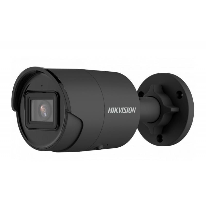 Hikvision DS-2CD2086G2-IU(2.8mm)(C)(BLACK) 4 K AcuSense Strobe Light and Audible Warning Fixed Bullet Network Camera
