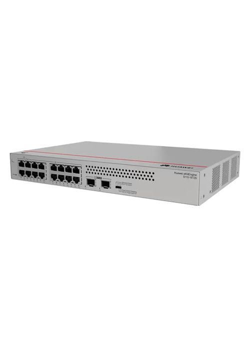 HUAWEI S110-16T2S 16x10/100/1000BASE-T ports 8xGE SFP ports built-in AC power fanless