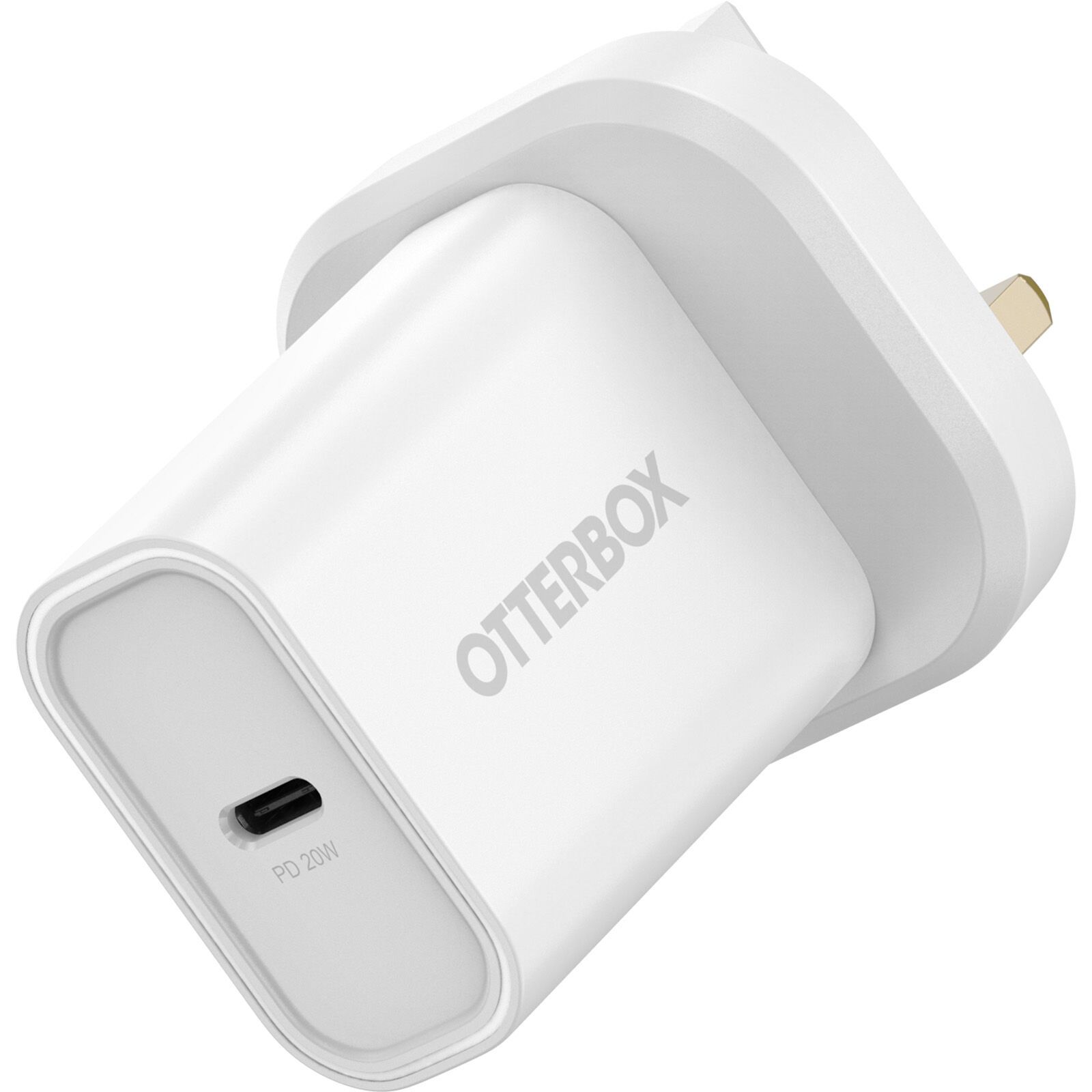 OB STANDARD UK WALL CHARGER 20W/- 1X USB-C 20W USB-PD WHITE