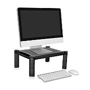 HEIGHT ADJUSTABLE RISER STAND/435X330X168MM BLACK